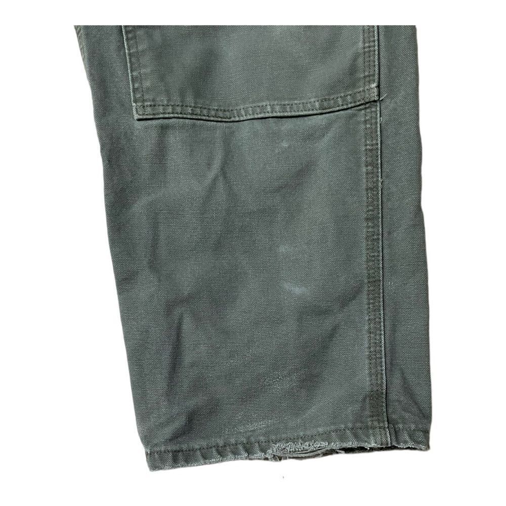 Carhartt Canvas Carpenter Distressed Cargo Pants Size W34/L32 - Picture 12 of 15